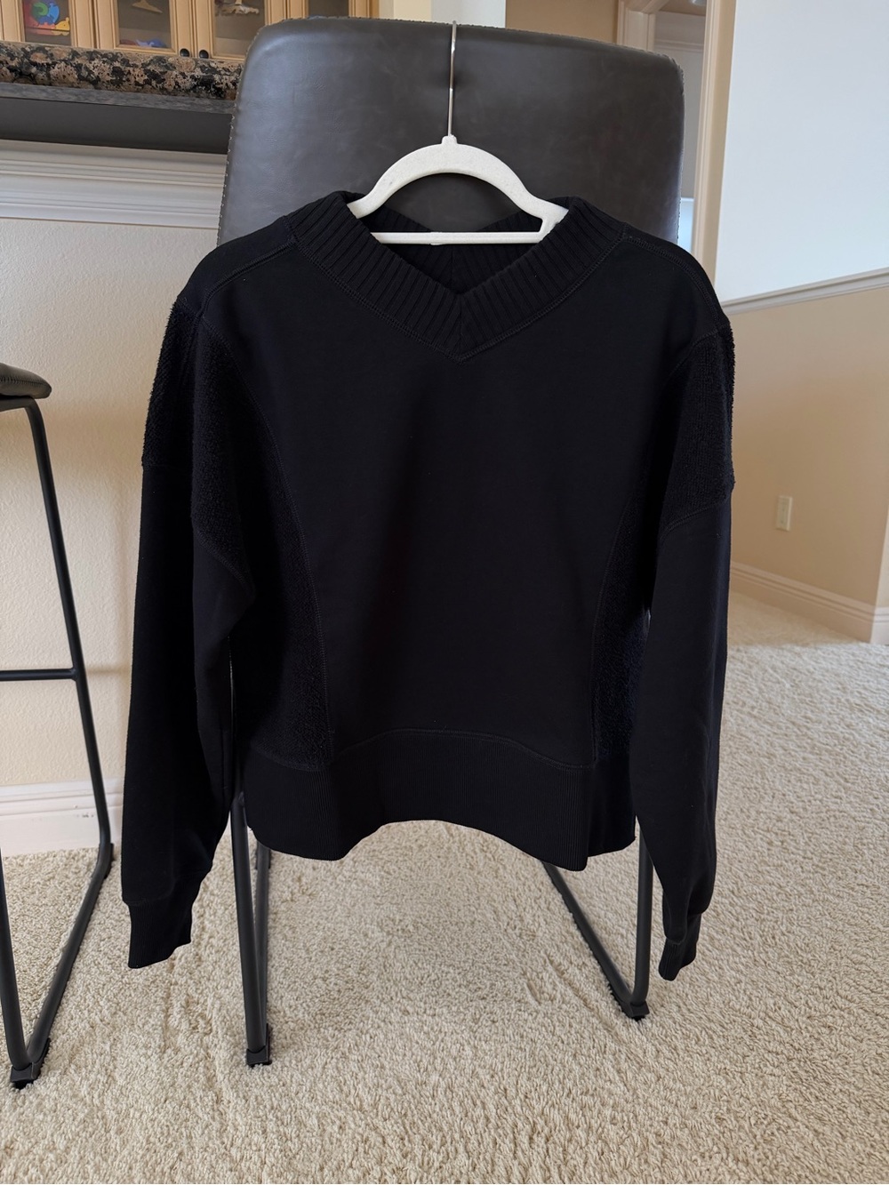 aerie V-Neck Sweatshirt